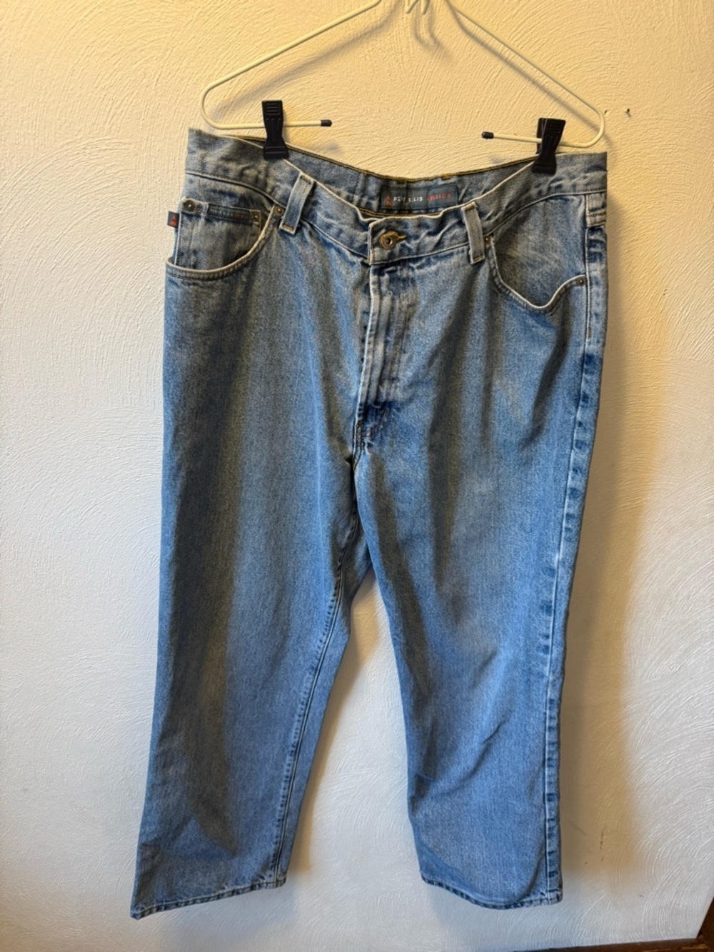 Vintage Perry Ellis America Jeans 38x30 Straight Leg 100% Cotton Dad Jeans Y2K - Picture 2 of 6